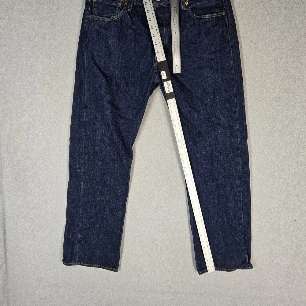 Levi's 501 Men Jeans 36X30 Blue Denim Original Fit Straight Leg 29